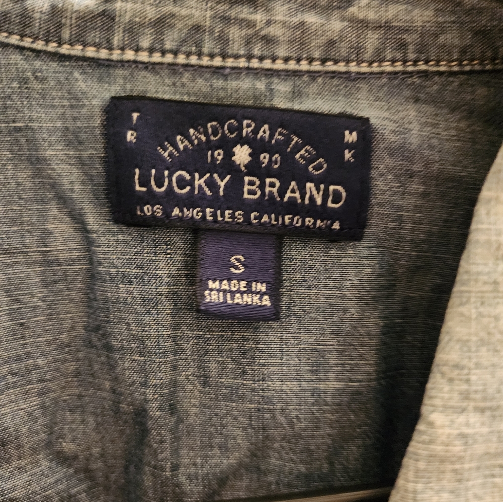 Lucky brand jean overshirt Size S
